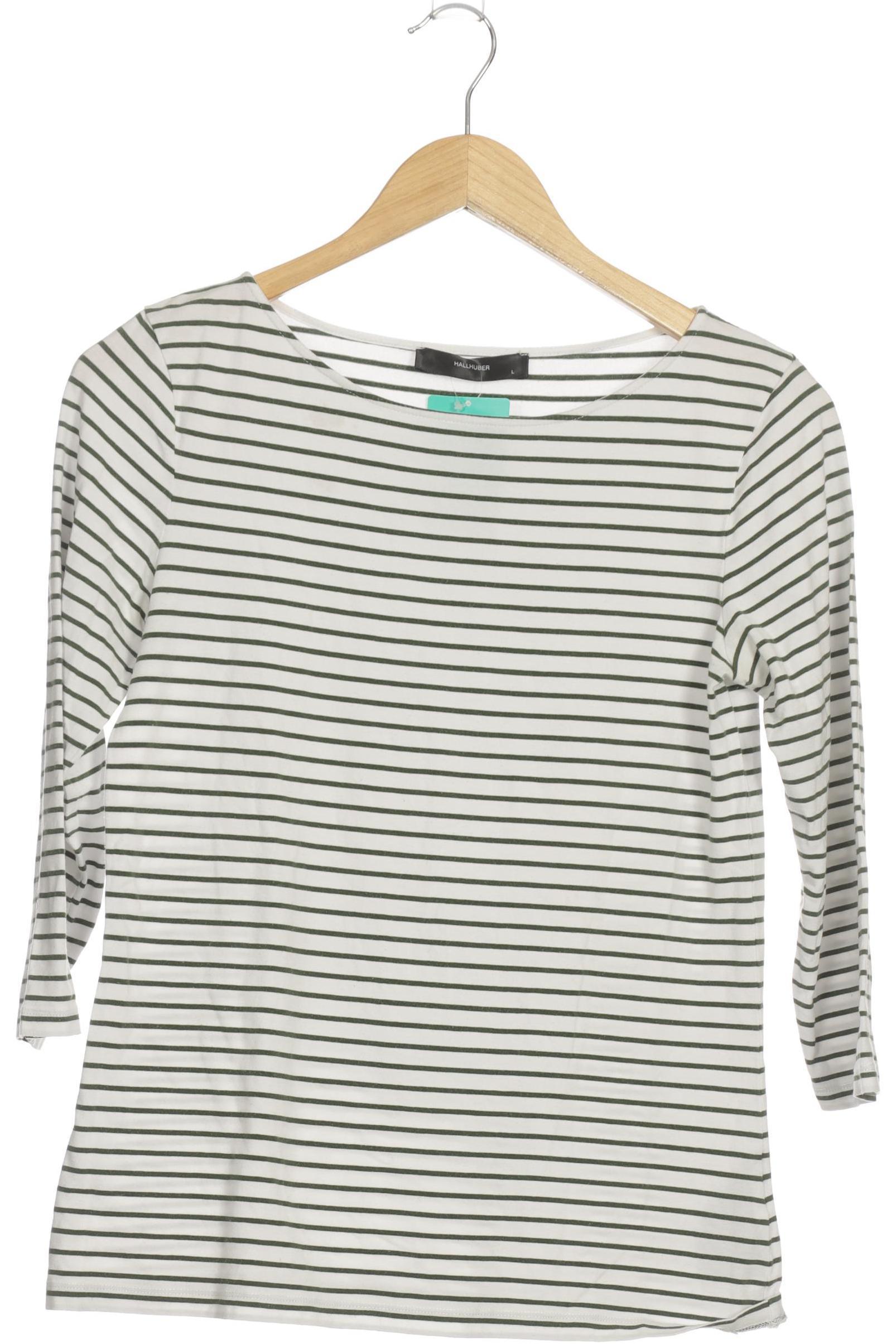 

Hallhuber Damen Langarmshirt, weiß, Gr.