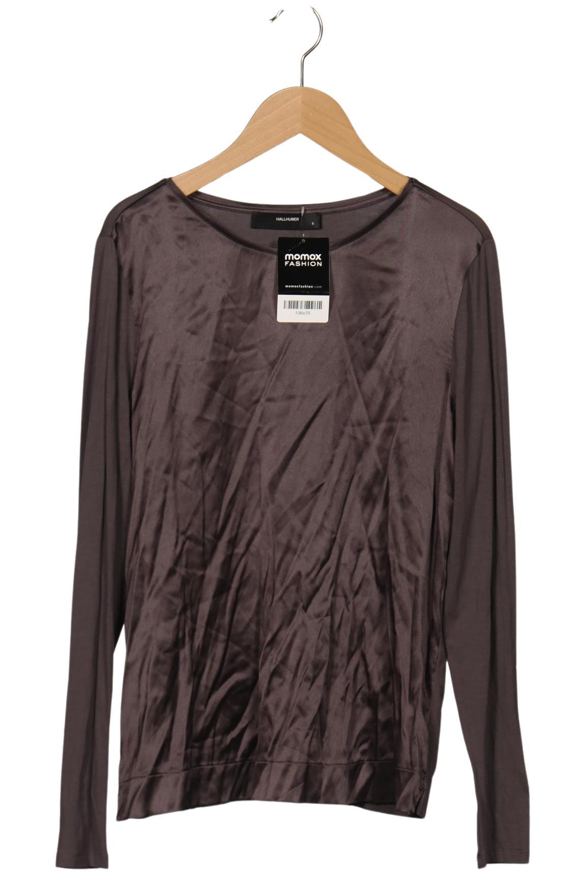 

Hallhuber Damen Langarmshirt, grau, Gr. 36