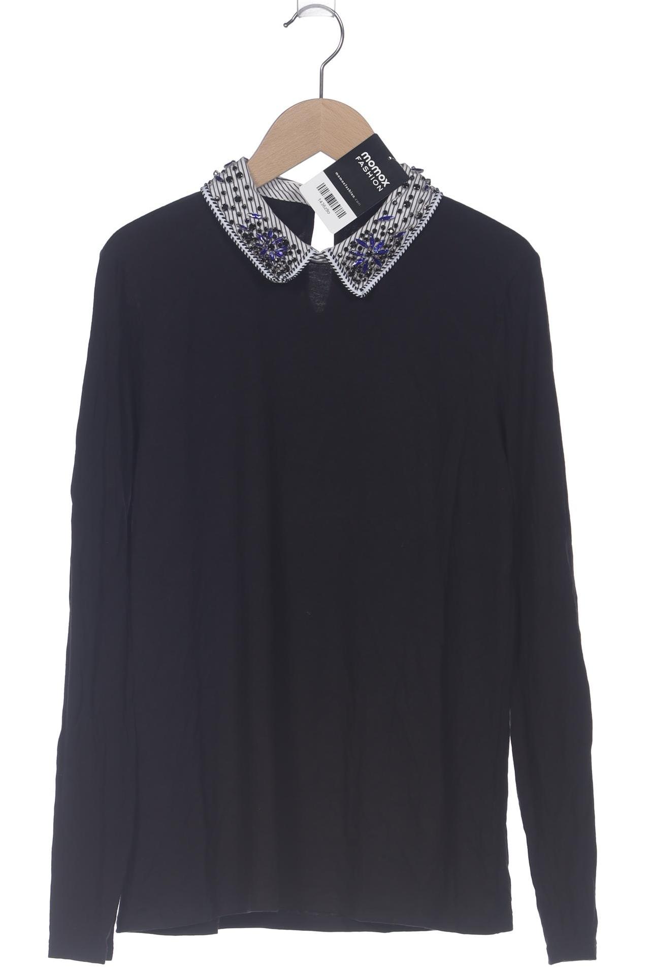 

Hallhuber Damen Langarmshirt, schwarz, Gr. 38