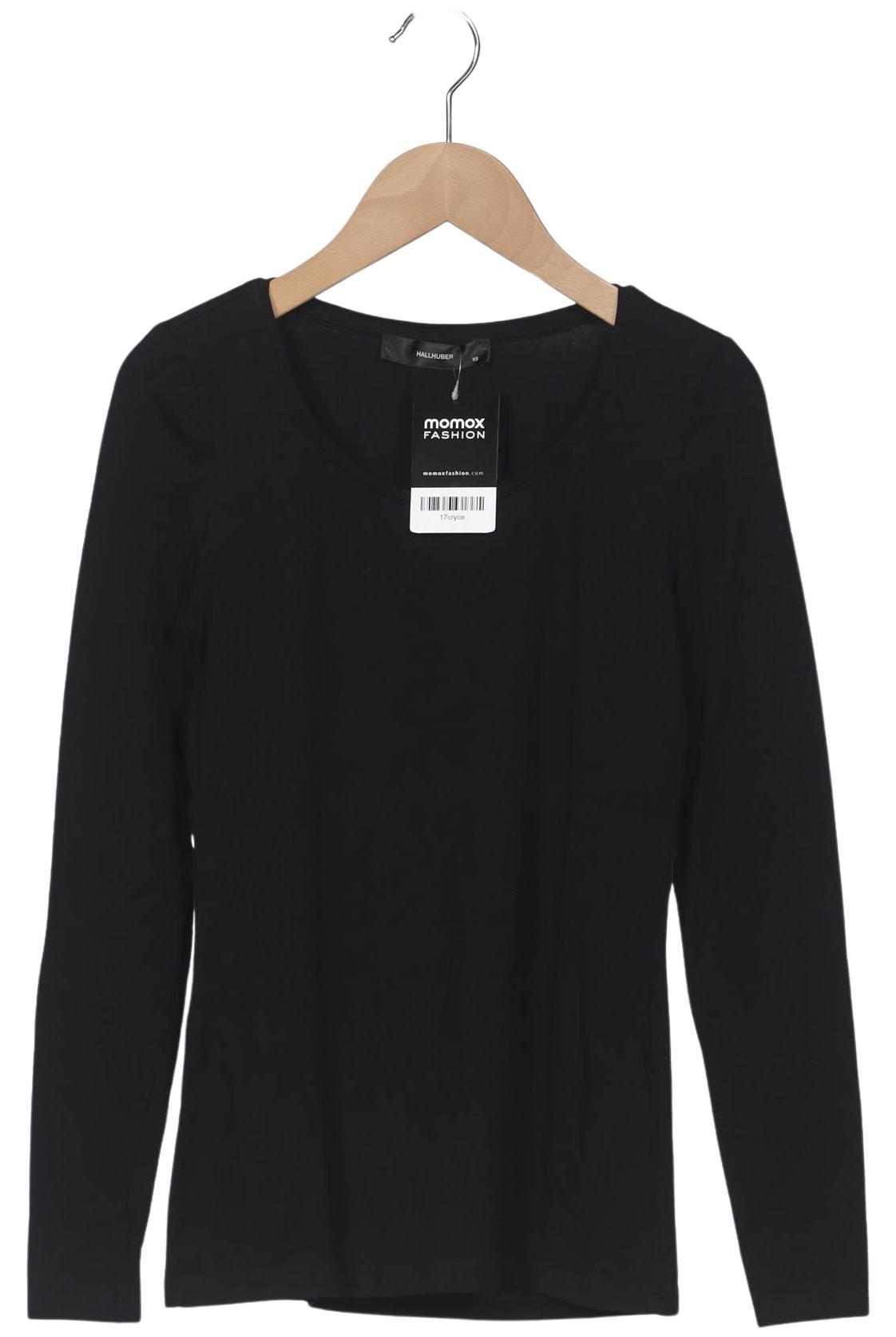 

Hallhuber Damen Langarmshirt, schwarz, Gr. 34