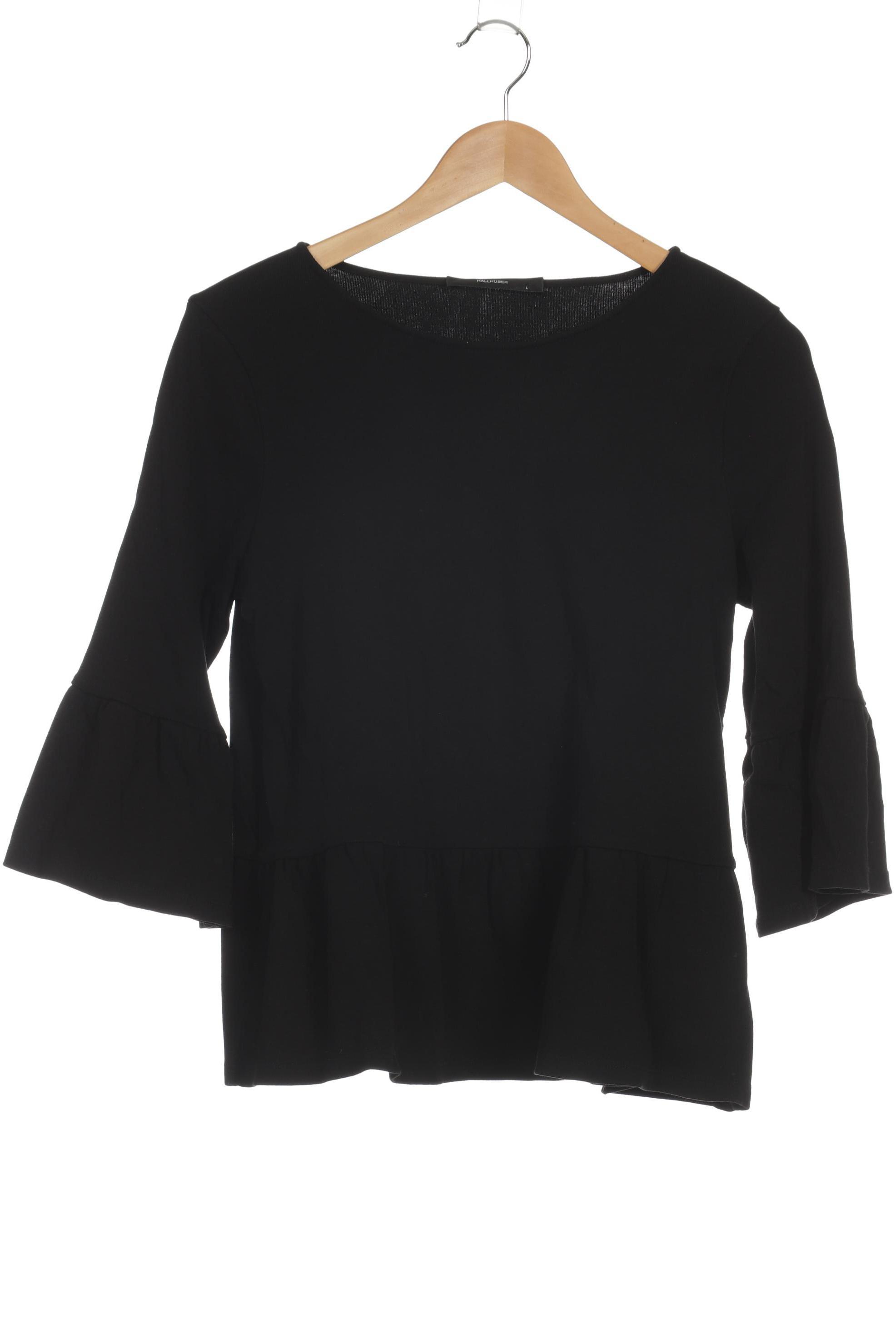 

Hallhuber Damen Langarmshirt, schwarz, Gr.