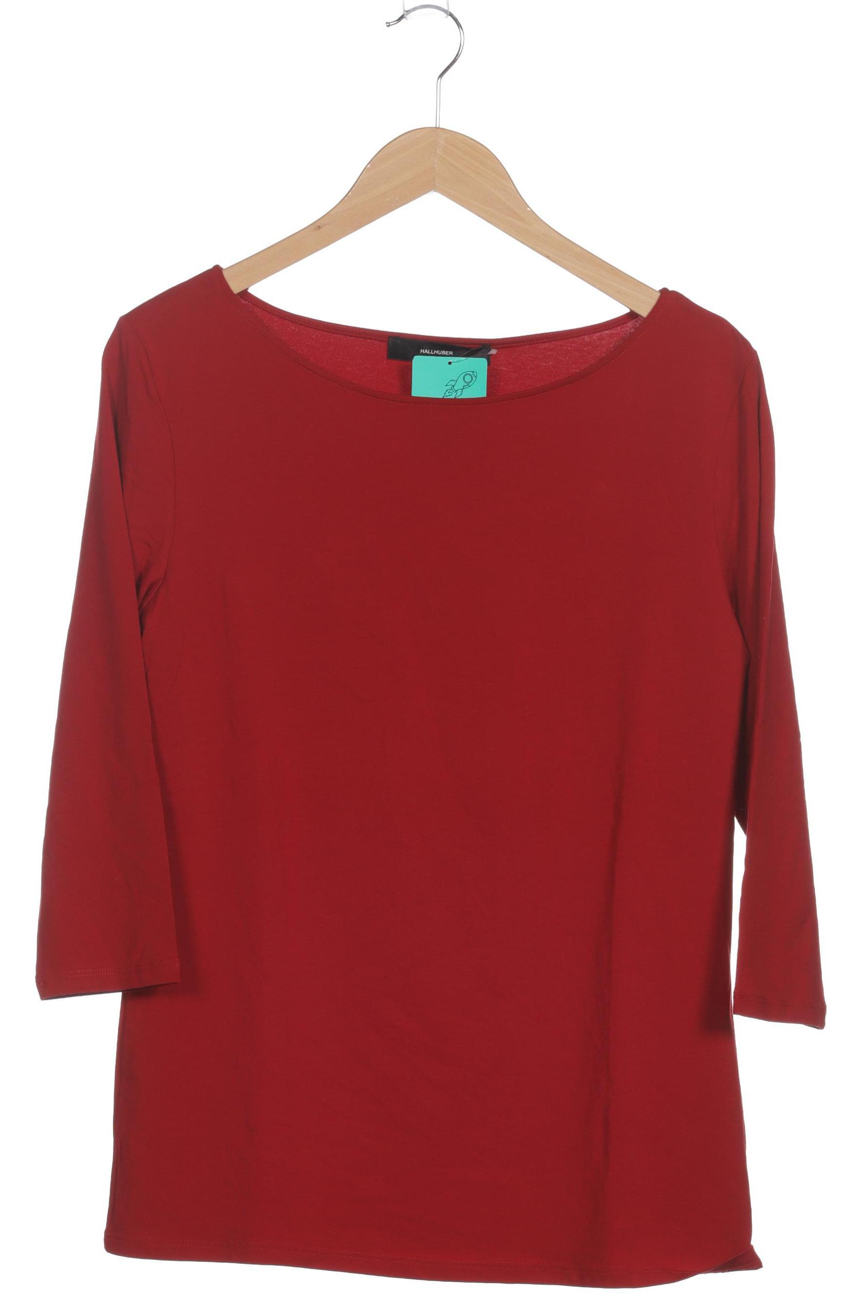 

Hallhuber Damen Langarmshirt, rot, Gr.