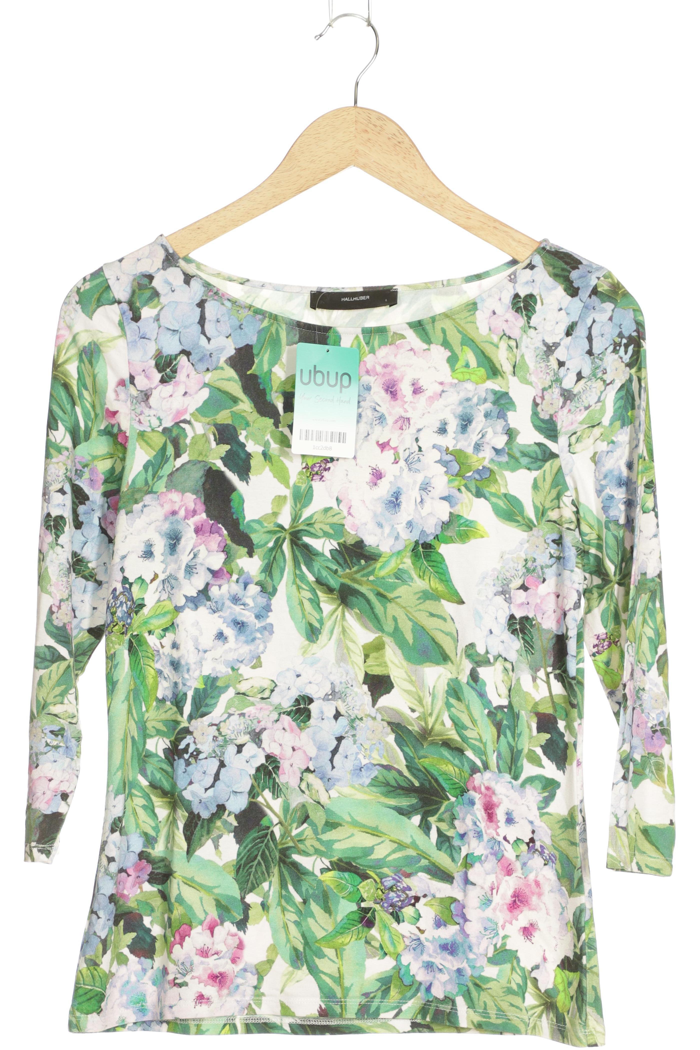 

Hallhuber Damen Langarmshirt, grün, Gr.