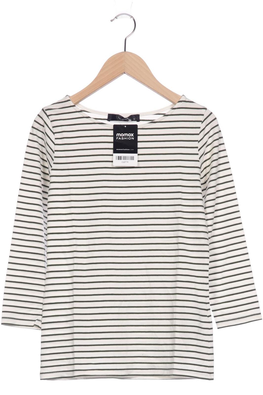 

Hallhuber Damen Langarmshirt, weiß, Gr. 34