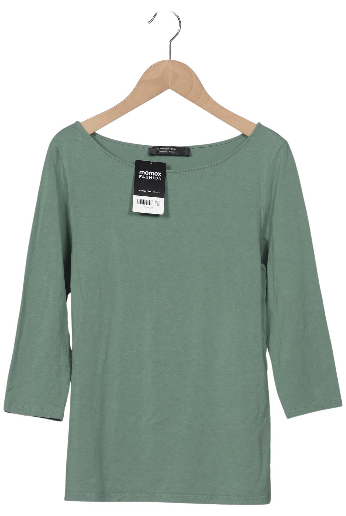 

Hallhuber Damen Langarmshirt, grün, Gr. 42