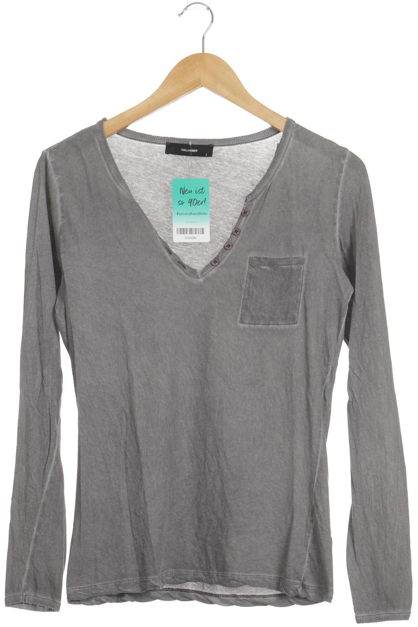 

Hallhuber Damen Langarmshirt, grau, Gr. 42