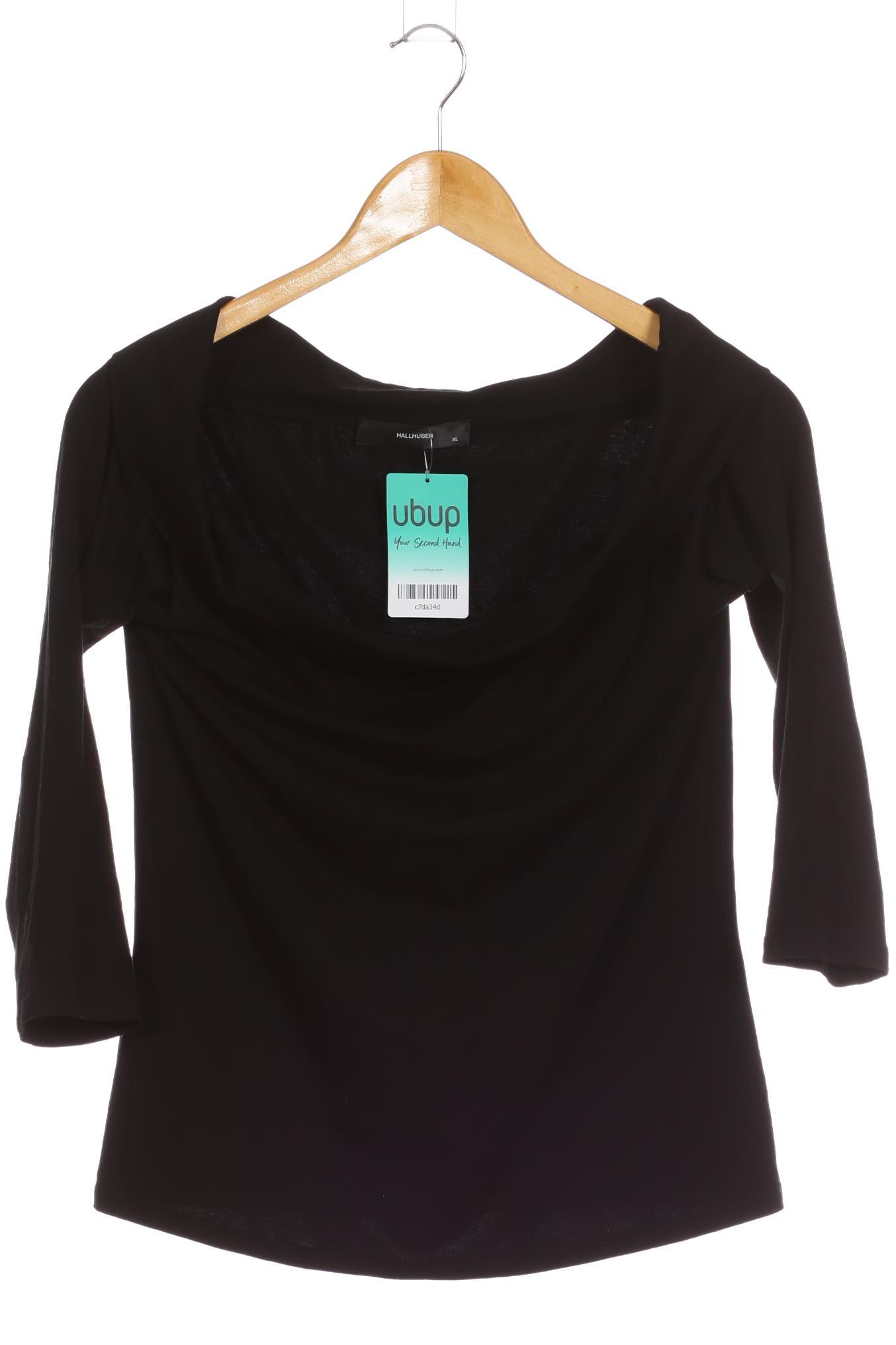 

Hallhuber Damen Langarmshirt, schwarz, Gr. 44