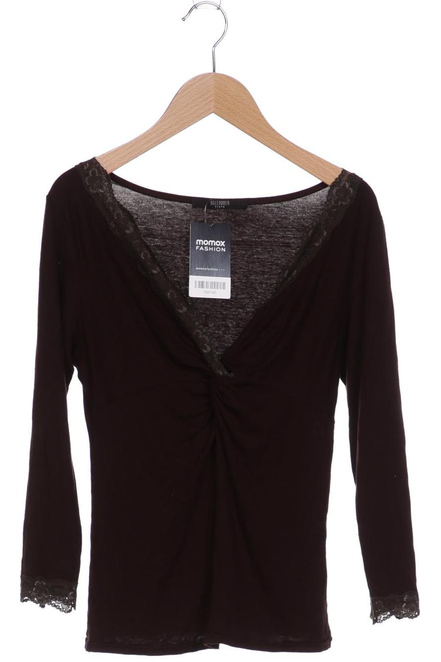

Hallhuber Damen Langarmshirt, braun, Gr. 32