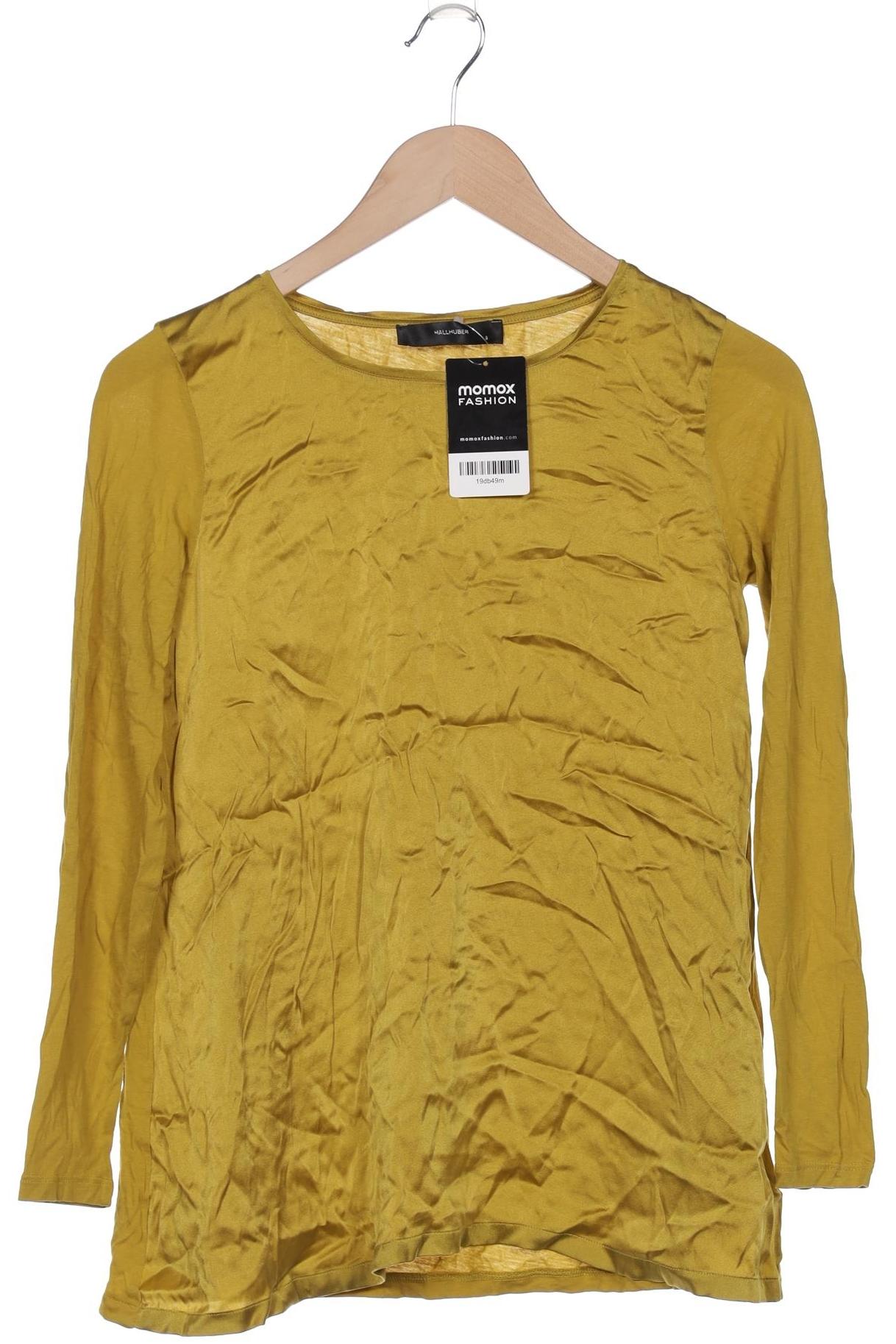 

Hallhuber Damen Langarmshirt, gelb, Gr. 36