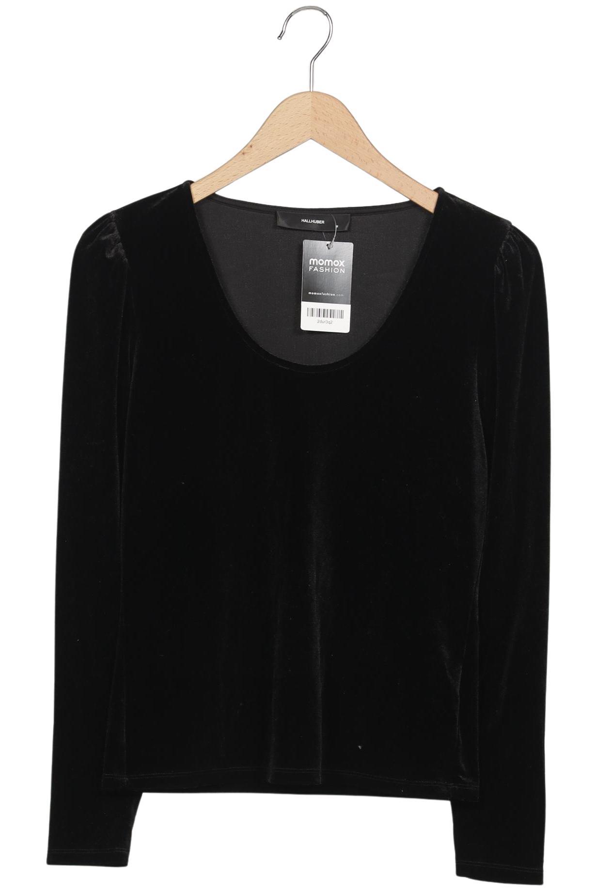 

Hallhuber Damen Langarmshirt, schwarz, Gr. 38