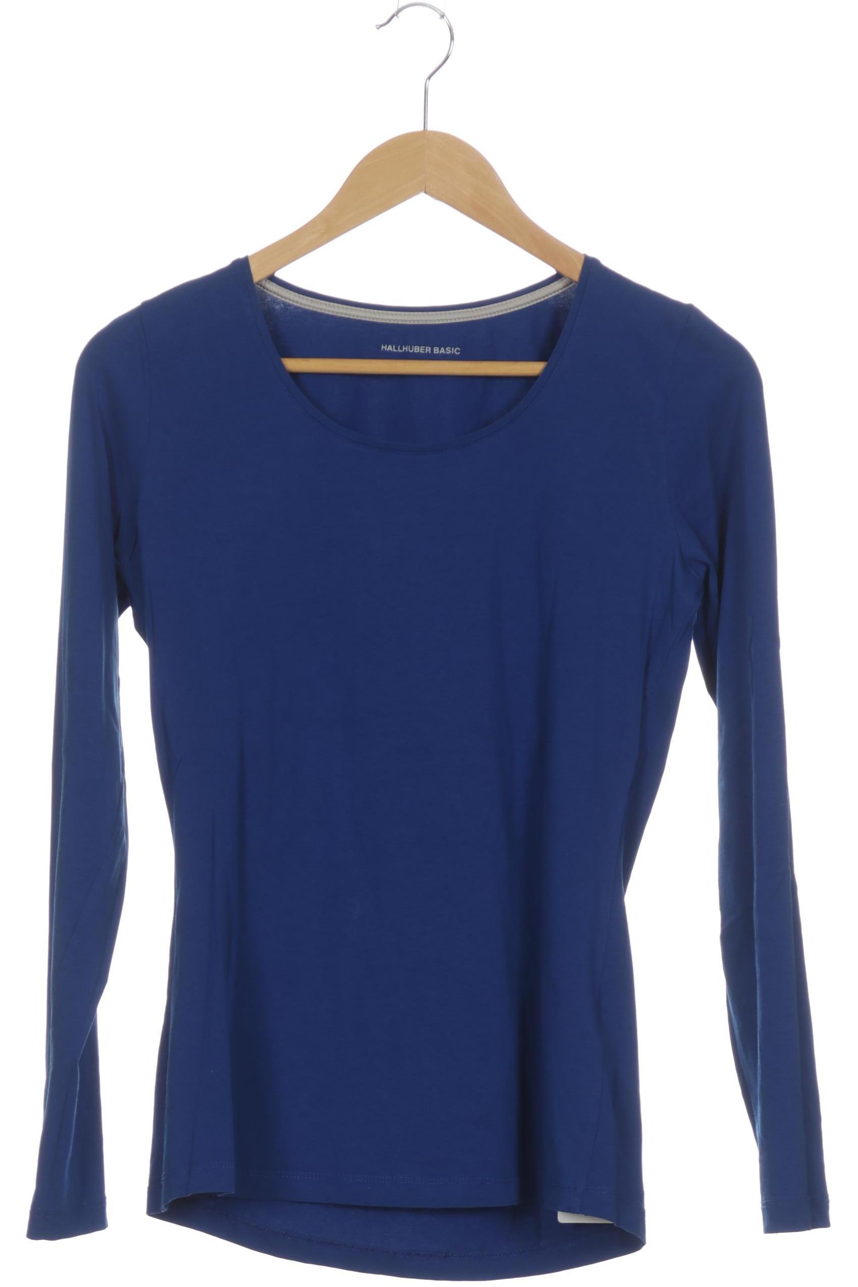 

Hallhuber Damen Langarmshirt, blau, Gr.