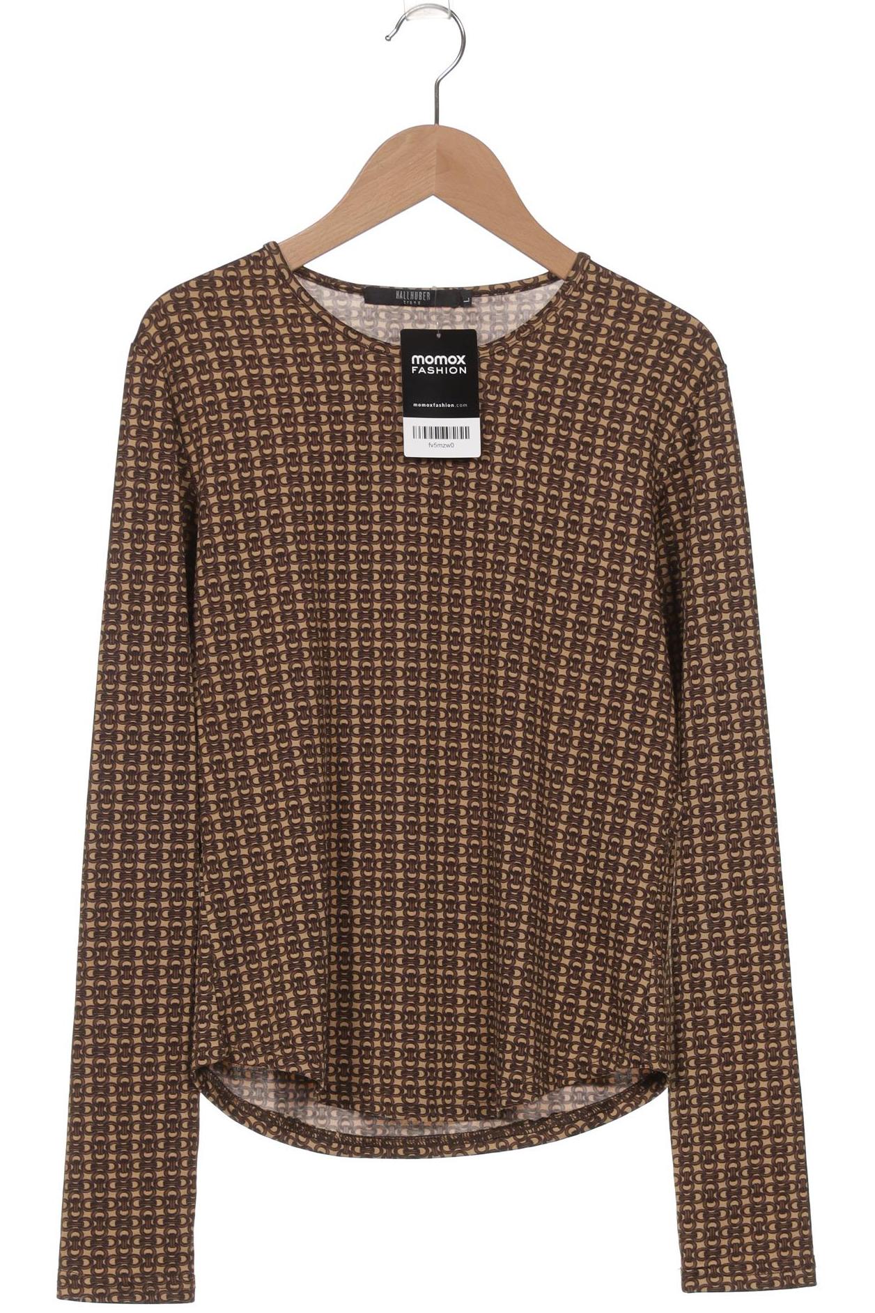 

Hallhuber Damen Langarmshirt, braun, Gr. 42