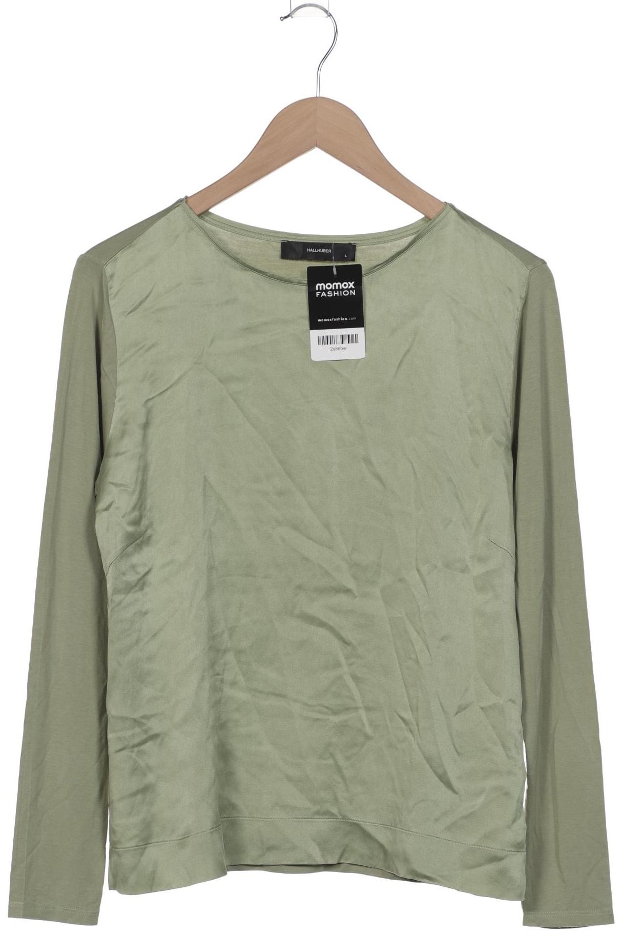 

Hallhuber Damen Langarmshirt, grün, Gr. 42