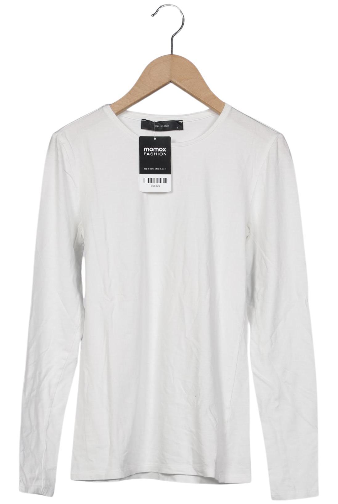 

Hallhuber Damen Langarmshirt, weiß, Gr. 36