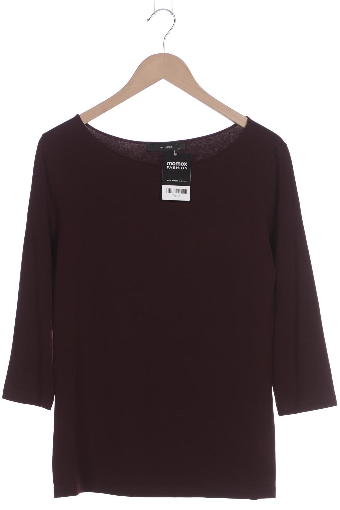 

Hallhuber Damen Langarmshirt, bordeaux, Gr. 46