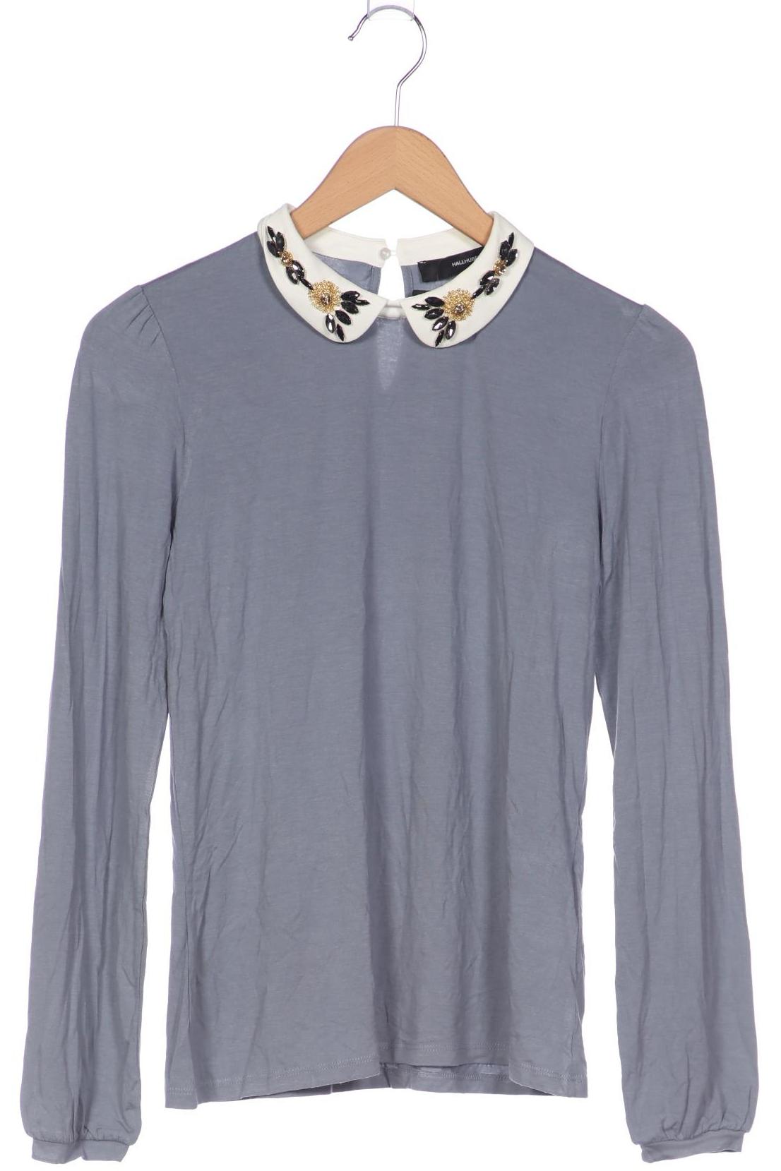 

Hallhuber Damen Langarmshirt, blau, Gr. 36