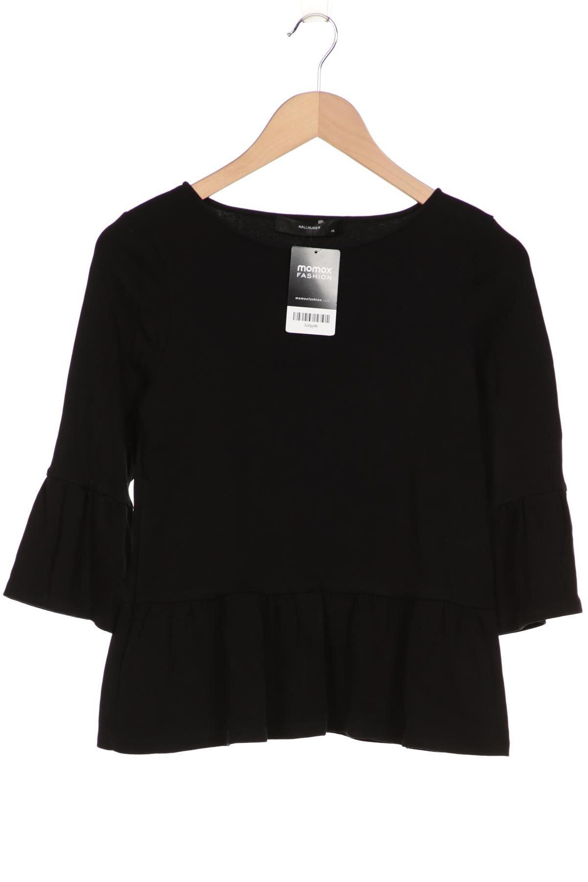 

Hallhuber Damen Langarmshirt, schwarz, Gr. 34