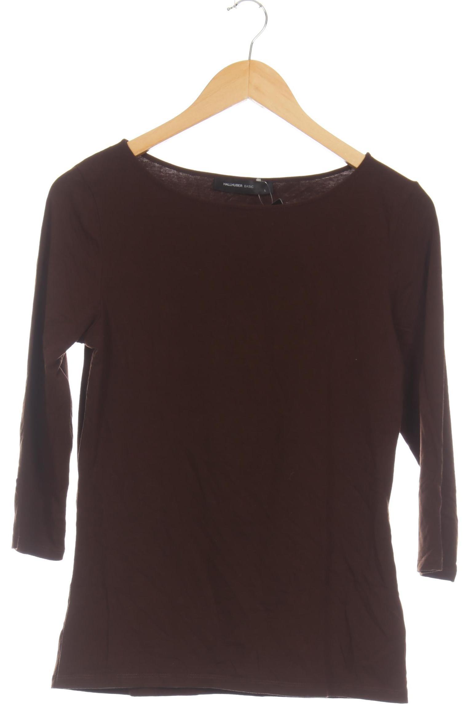 

Hallhuber Damen Langarmshirt, braun, Gr.