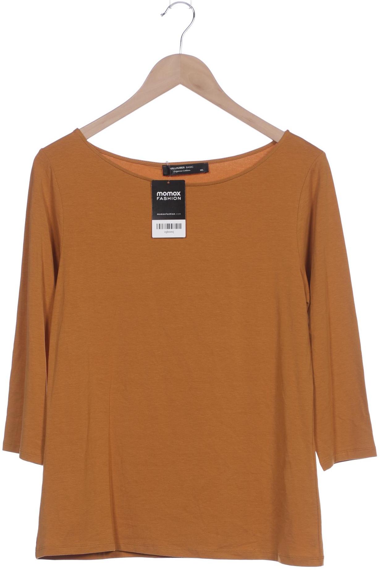 

Hallhuber Damen Langarmshirt, orange, Gr. 46