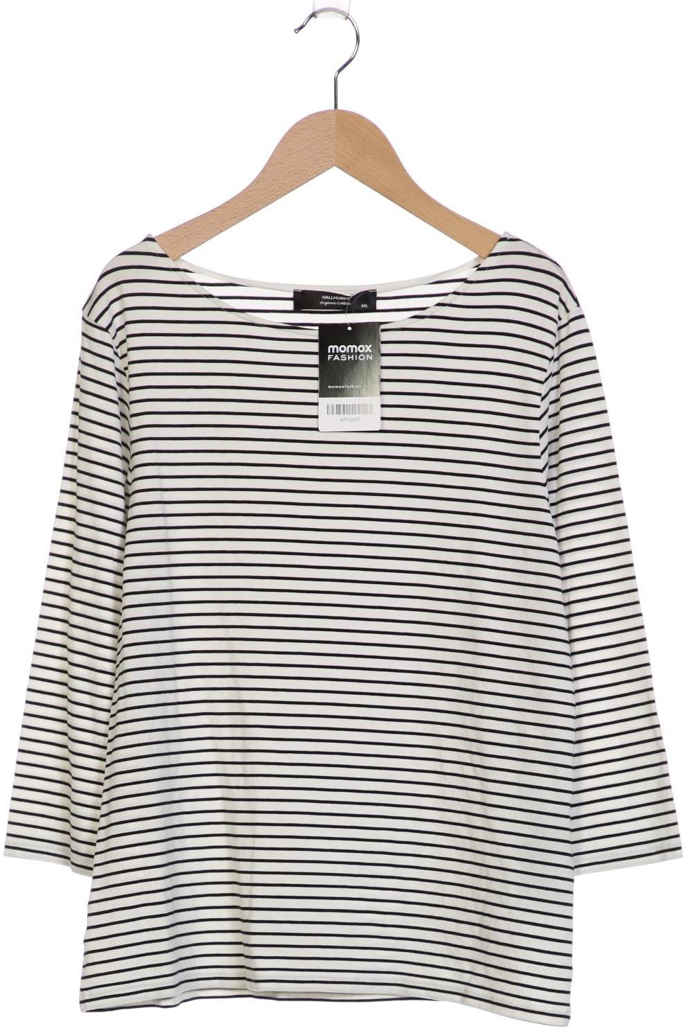 

Hallhuber Damen Langarmshirt, weiß, Gr. 46