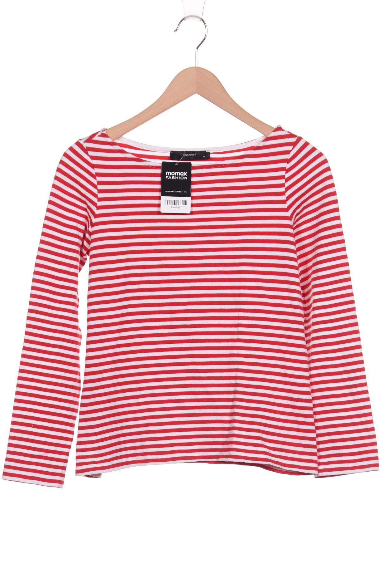 

Hallhuber Damen Langarmshirt, rot, Gr. 34