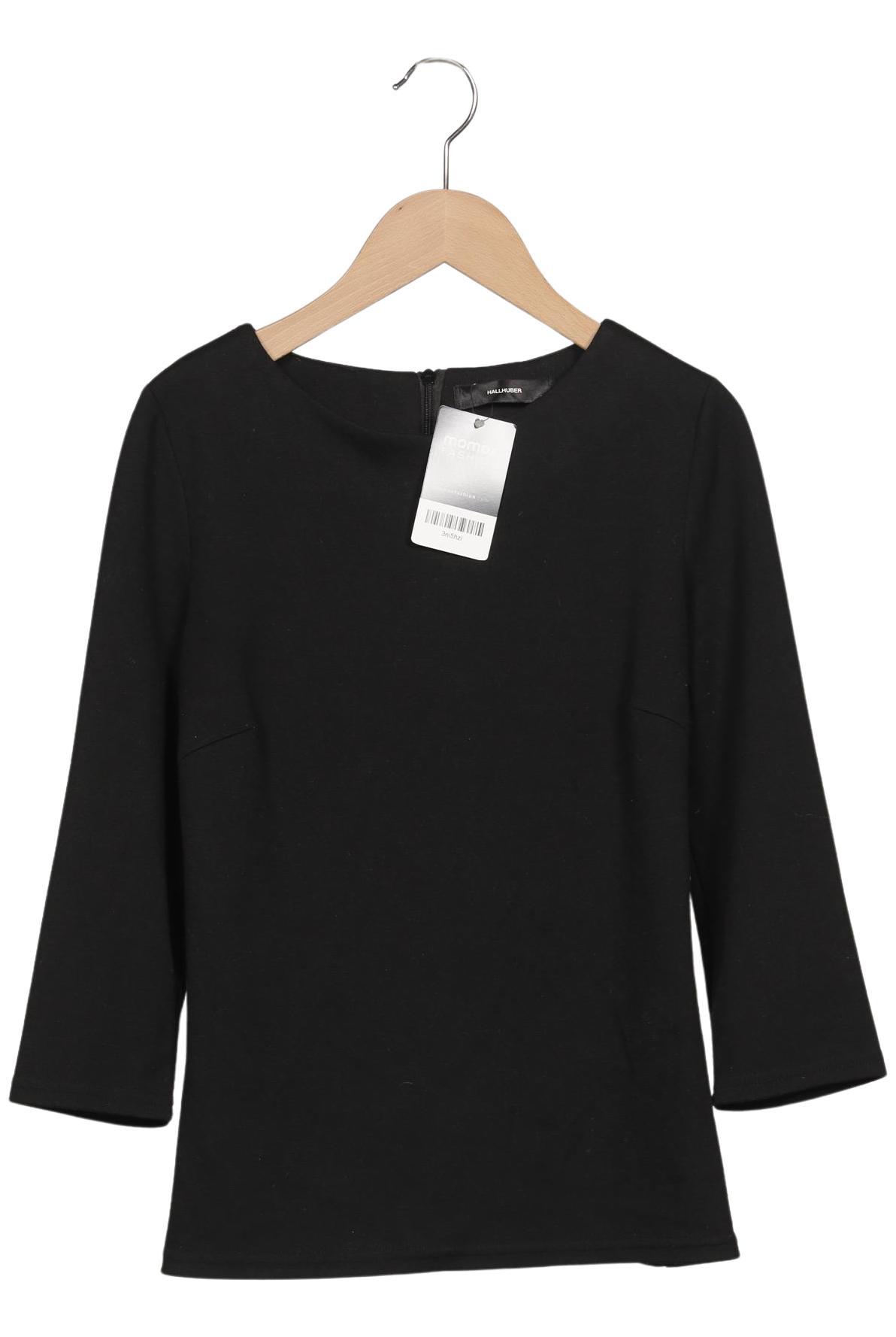 

Hallhuber Damen Langarmshirt, schwarz, Gr. 34