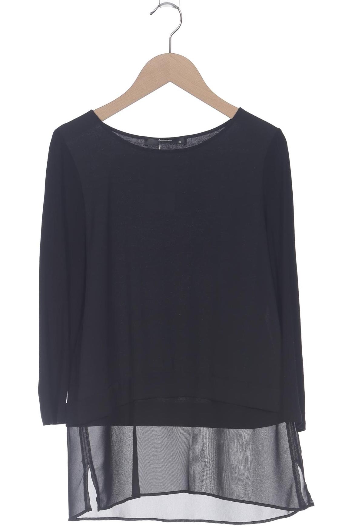 

Hallhuber Damen Langarmshirt, schwarz, Gr. 34