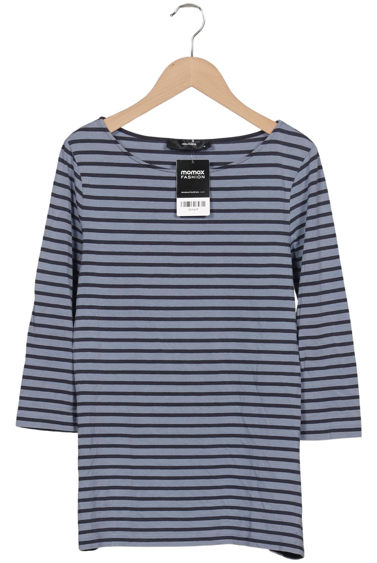 

Hallhuber Damen Langarmshirt, hellblau, Gr. 38