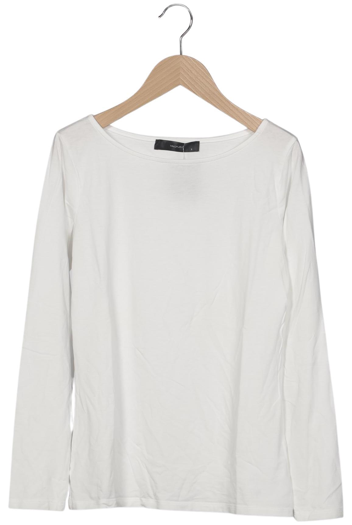

Hallhuber Damen Langarmshirt, weiß, Gr. 36