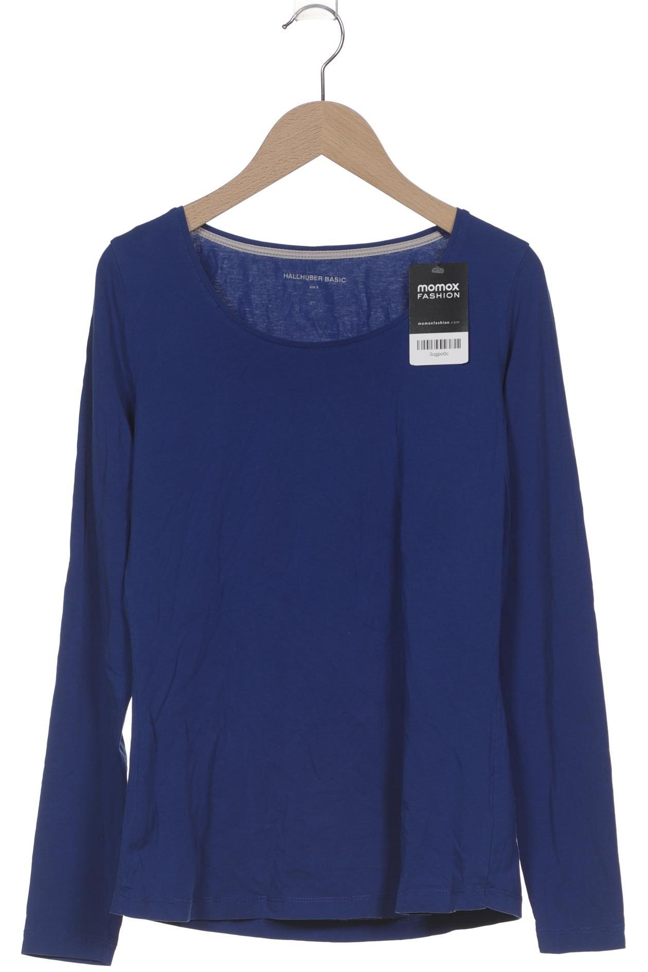 

Hallhuber Damen Langarmshirt, blau, Gr. 36