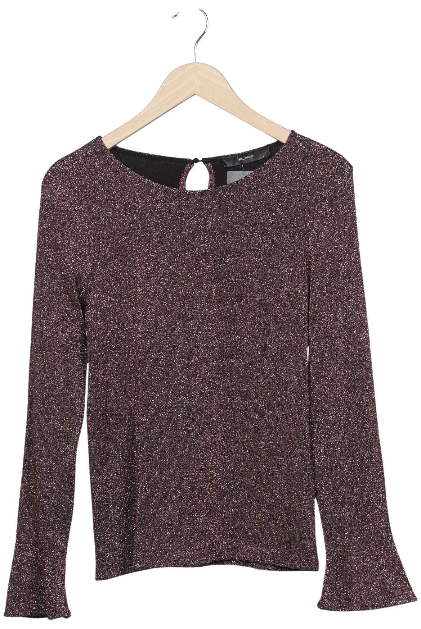 

Hallhuber Damen Langarmshirt, bordeaux, Gr. 42