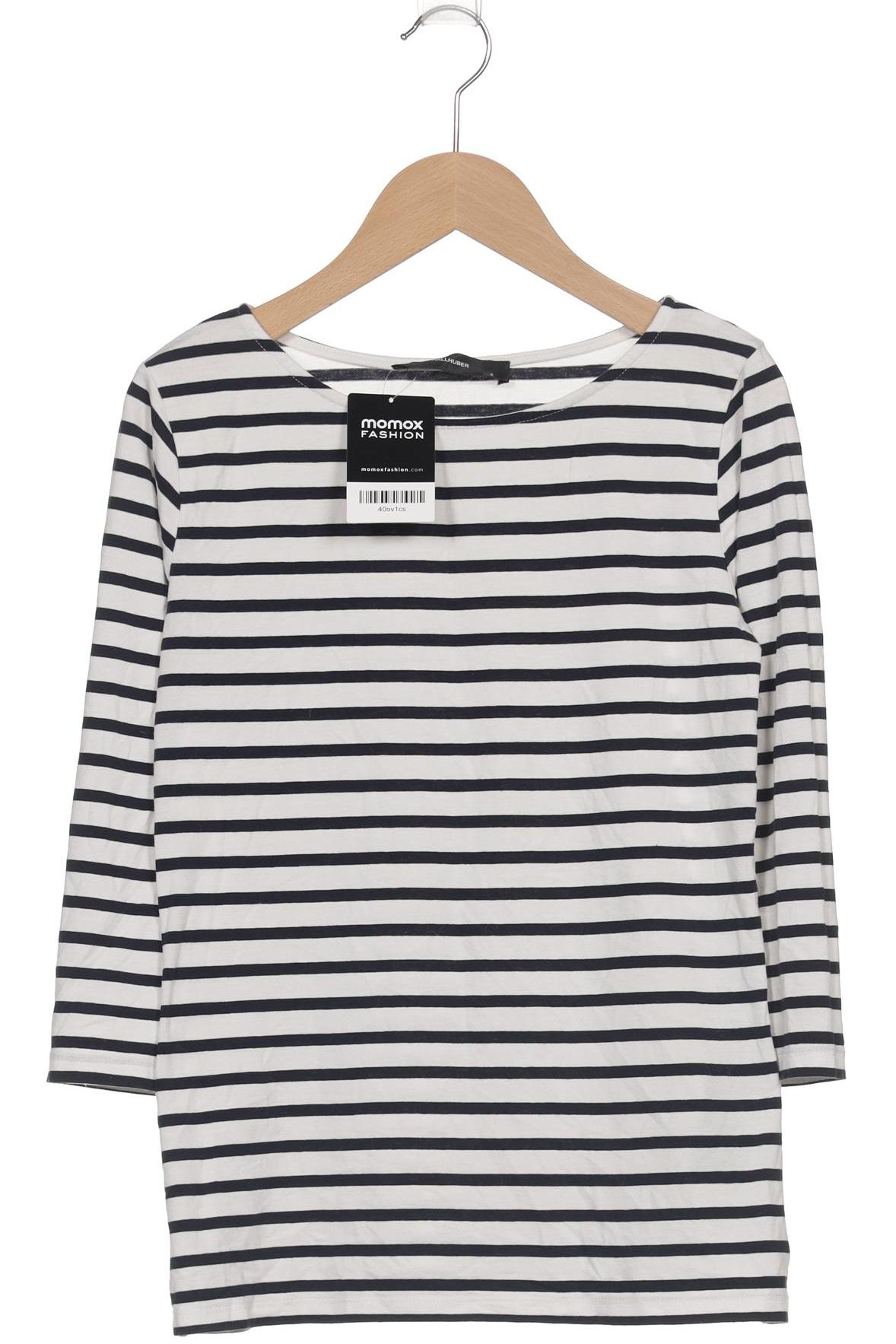 

Hallhuber Damen Langarmshirt, weiß, Gr. 36