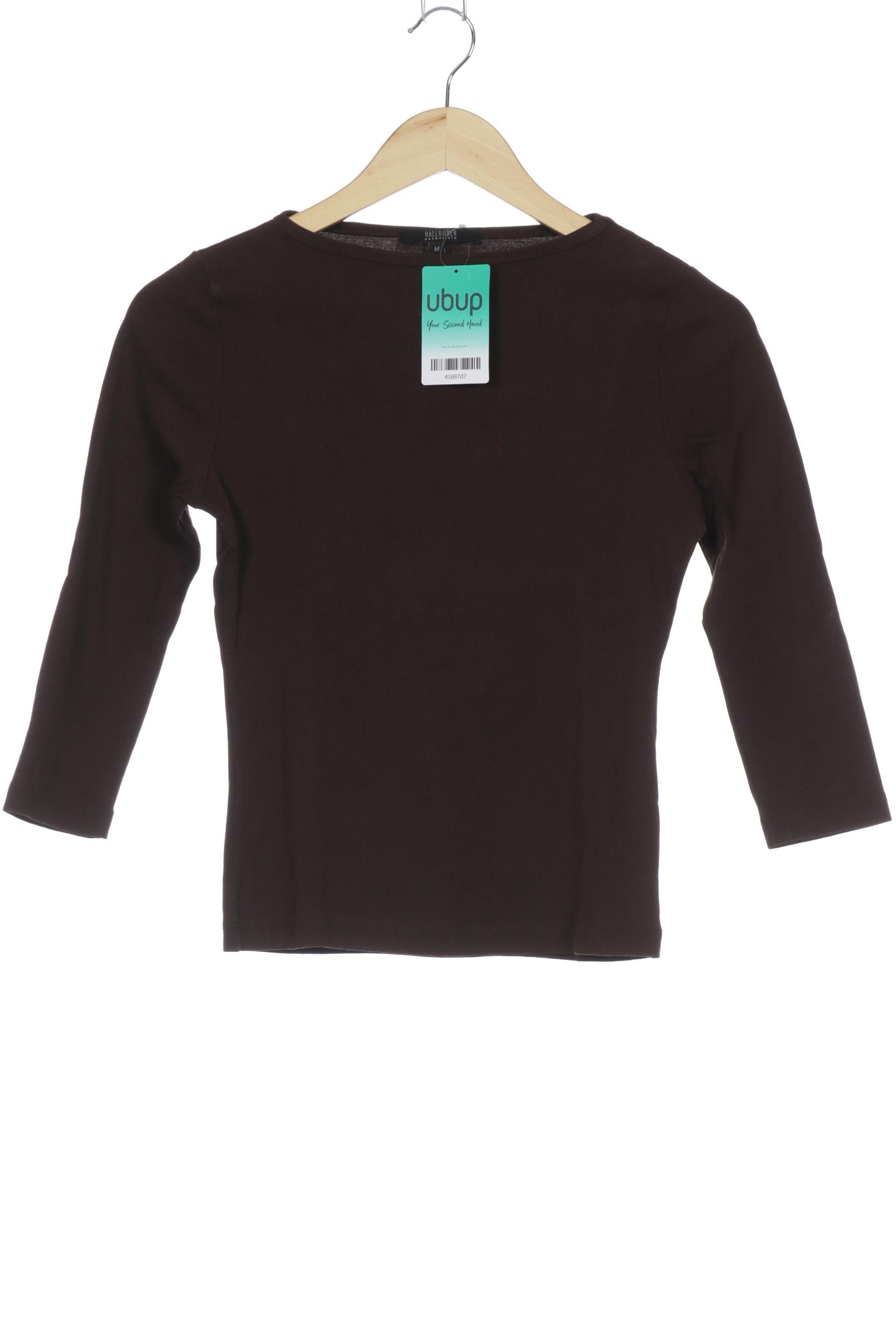 

Hallhuber Damen Langarmshirt, braun, Gr.