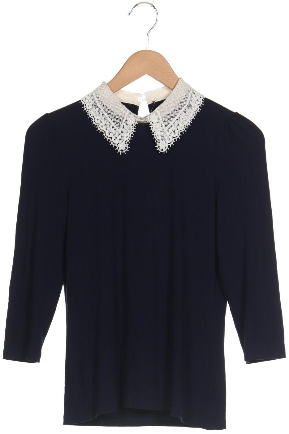 

Hallhuber Damen Langarmshirt, marineblau, Gr. 36