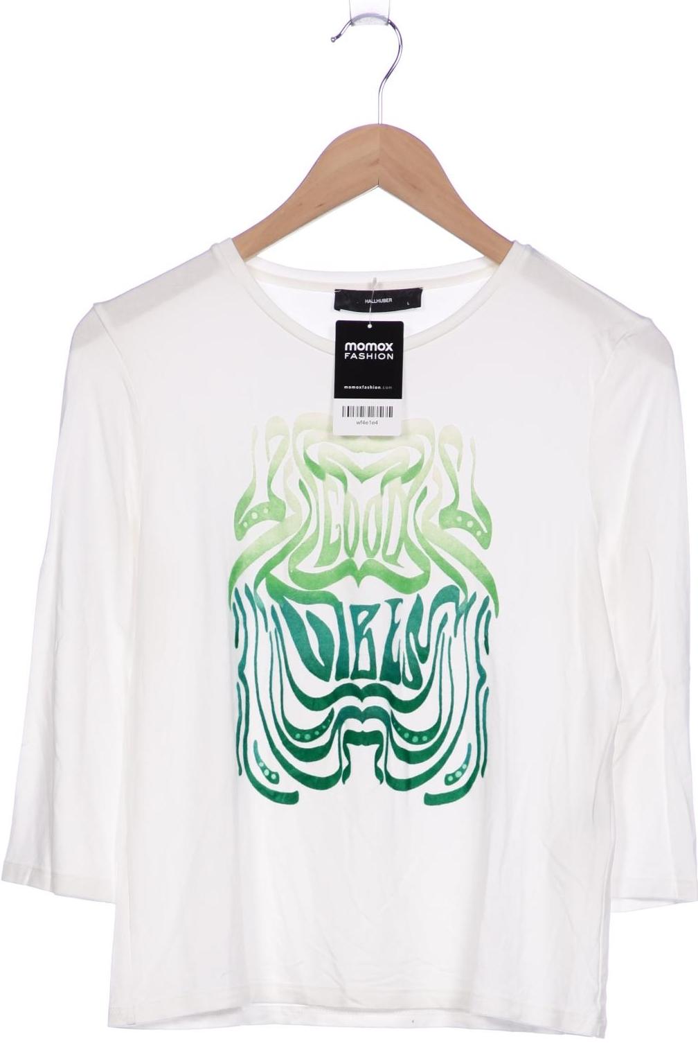 

Hallhuber Damen Langarmshirt, weiß, Gr. 42