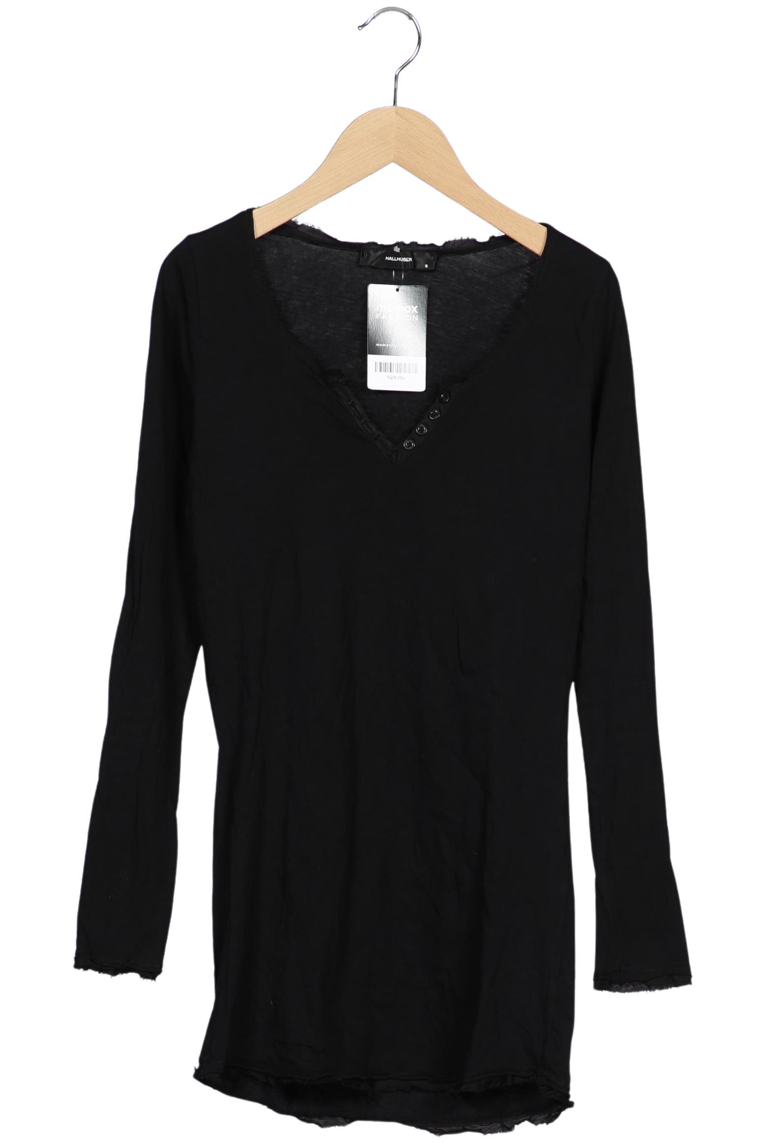 

Hallhuber Damen Langarmshirt, schwarz, Gr. 36