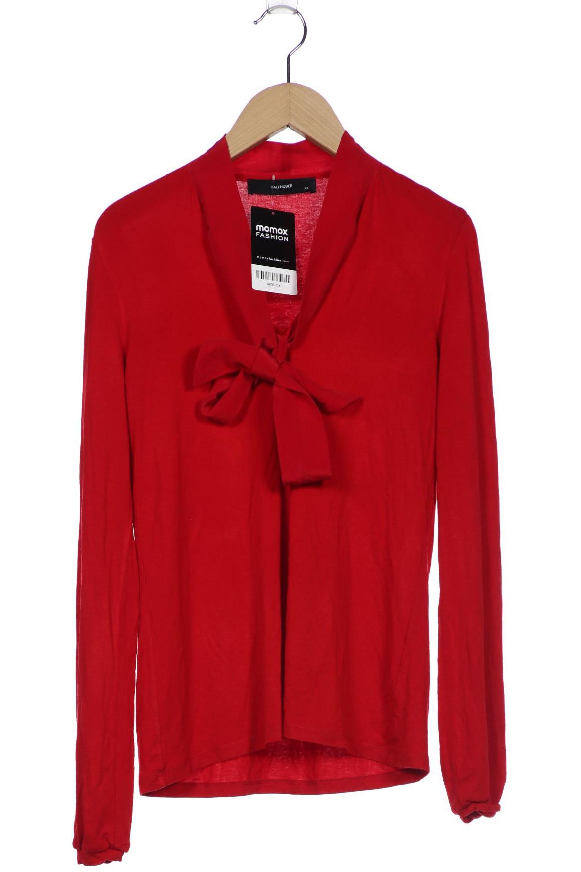 

Hallhuber Damen Langarmshirt, rot, Gr. 34