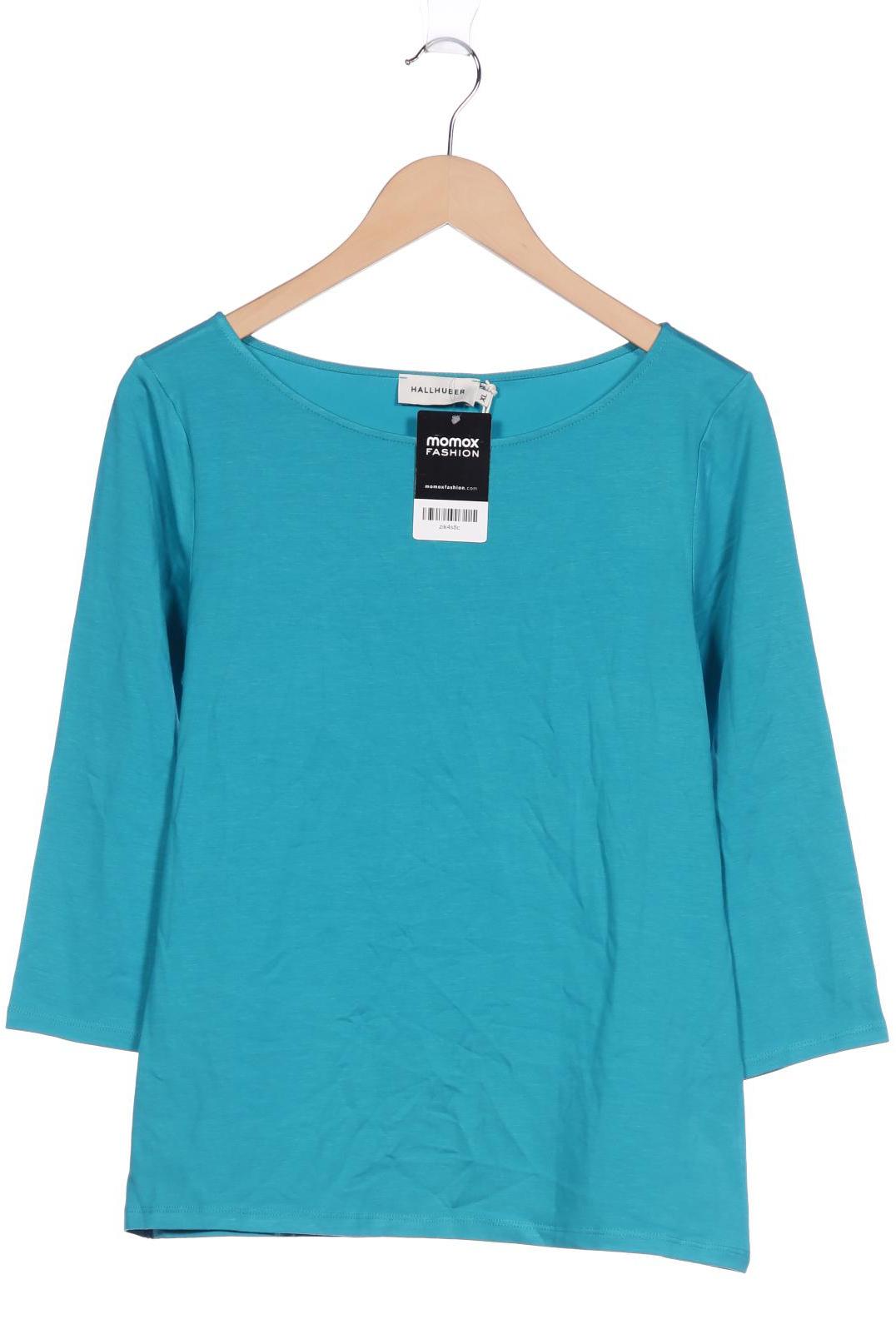 

Hallhuber Damen Langarmshirt, türkis, Gr. 44