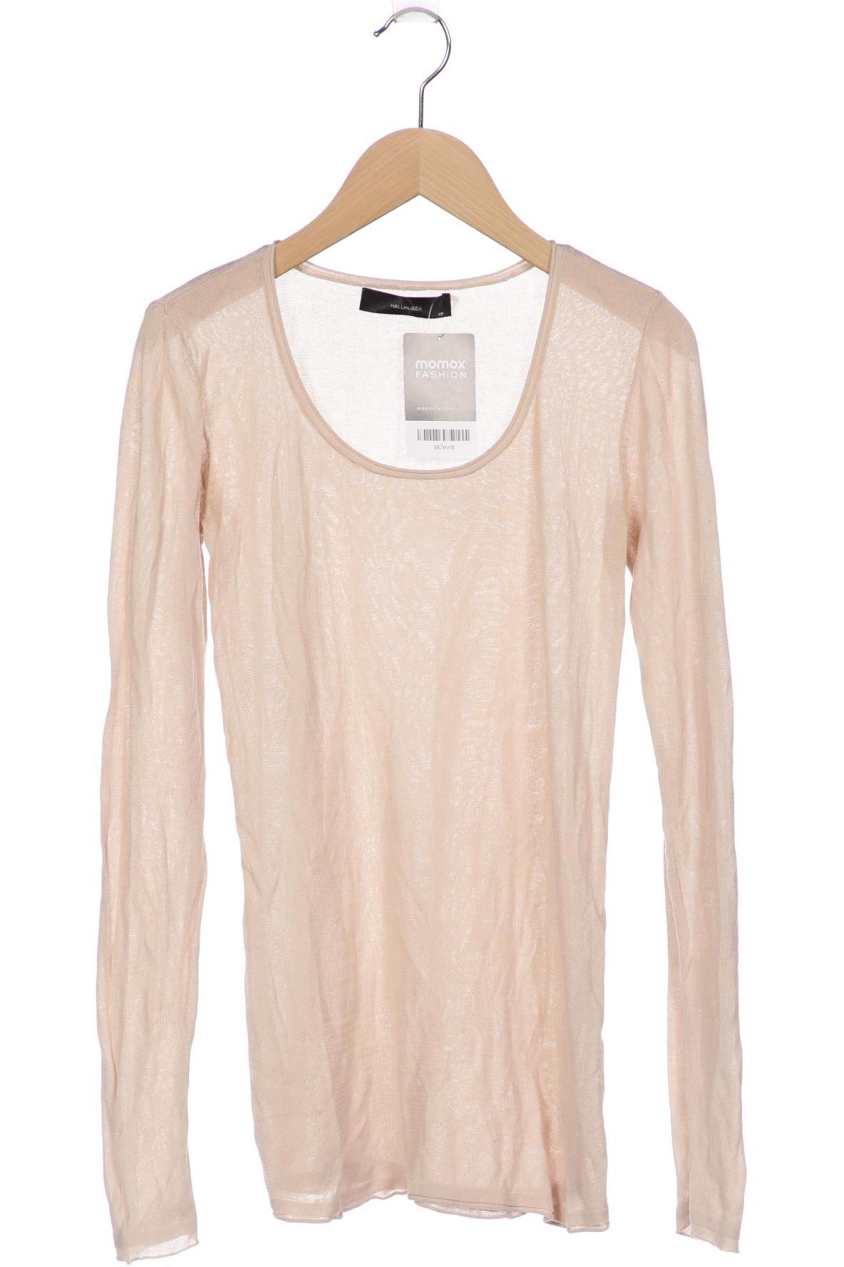 

Hallhuber Damen Langarmshirt, beige, Gr. 34