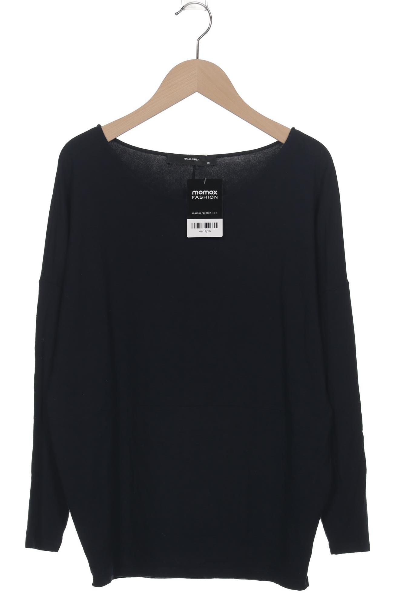 

Hallhuber Damen Langarmshirt, marineblau, Gr. 34