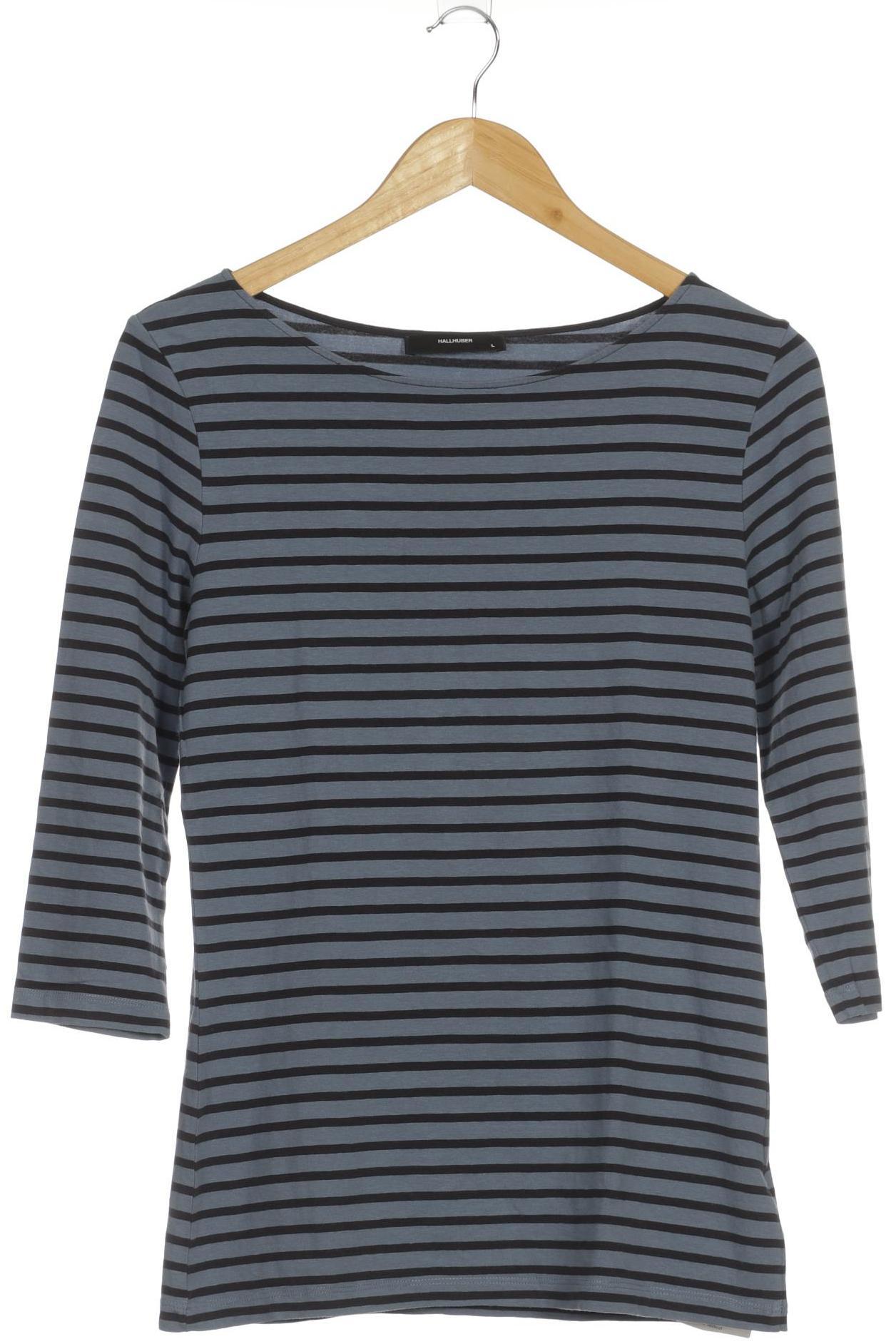 

Hallhuber Damen Langarmshirt, blau, Gr.