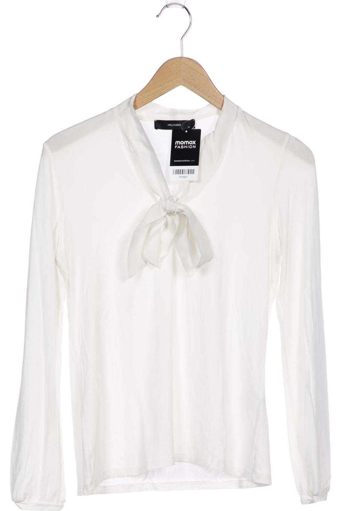 

Hallhuber Damen Langarmshirt, weiß, Gr. 38