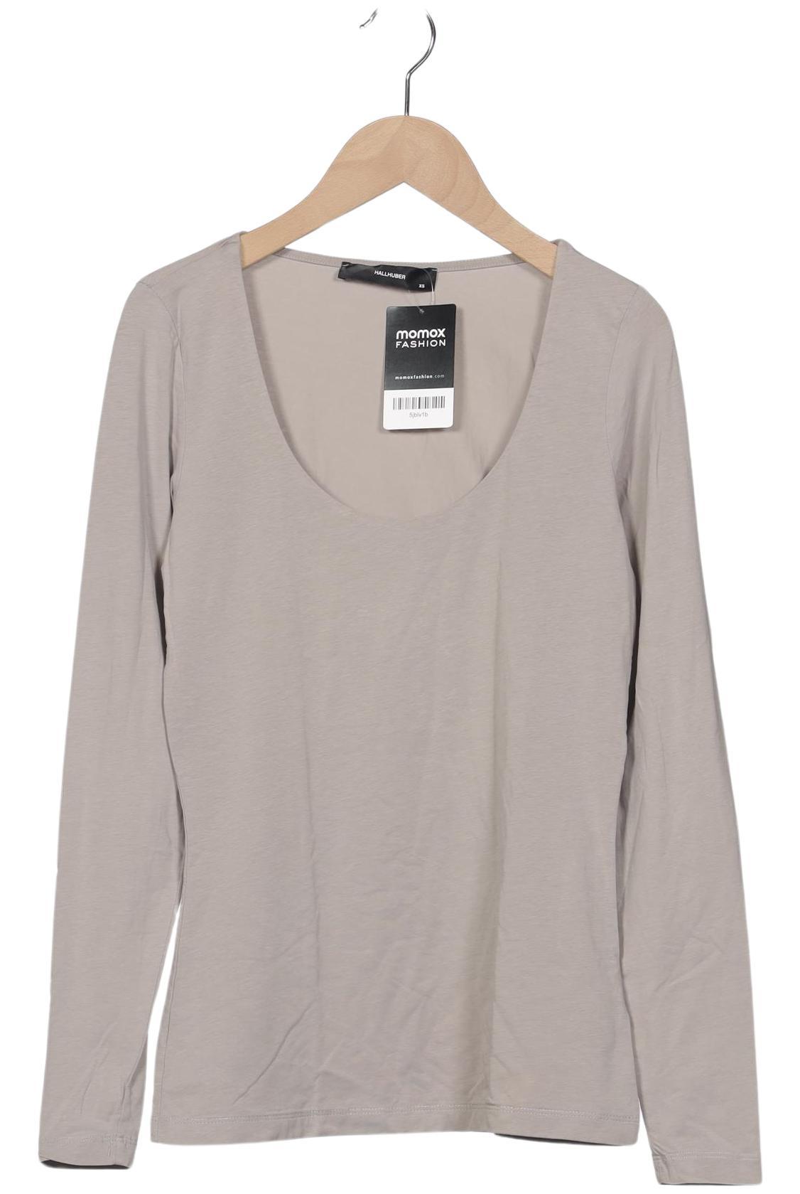 

Hallhuber Damen Langarmshirt, grau, Gr. 34