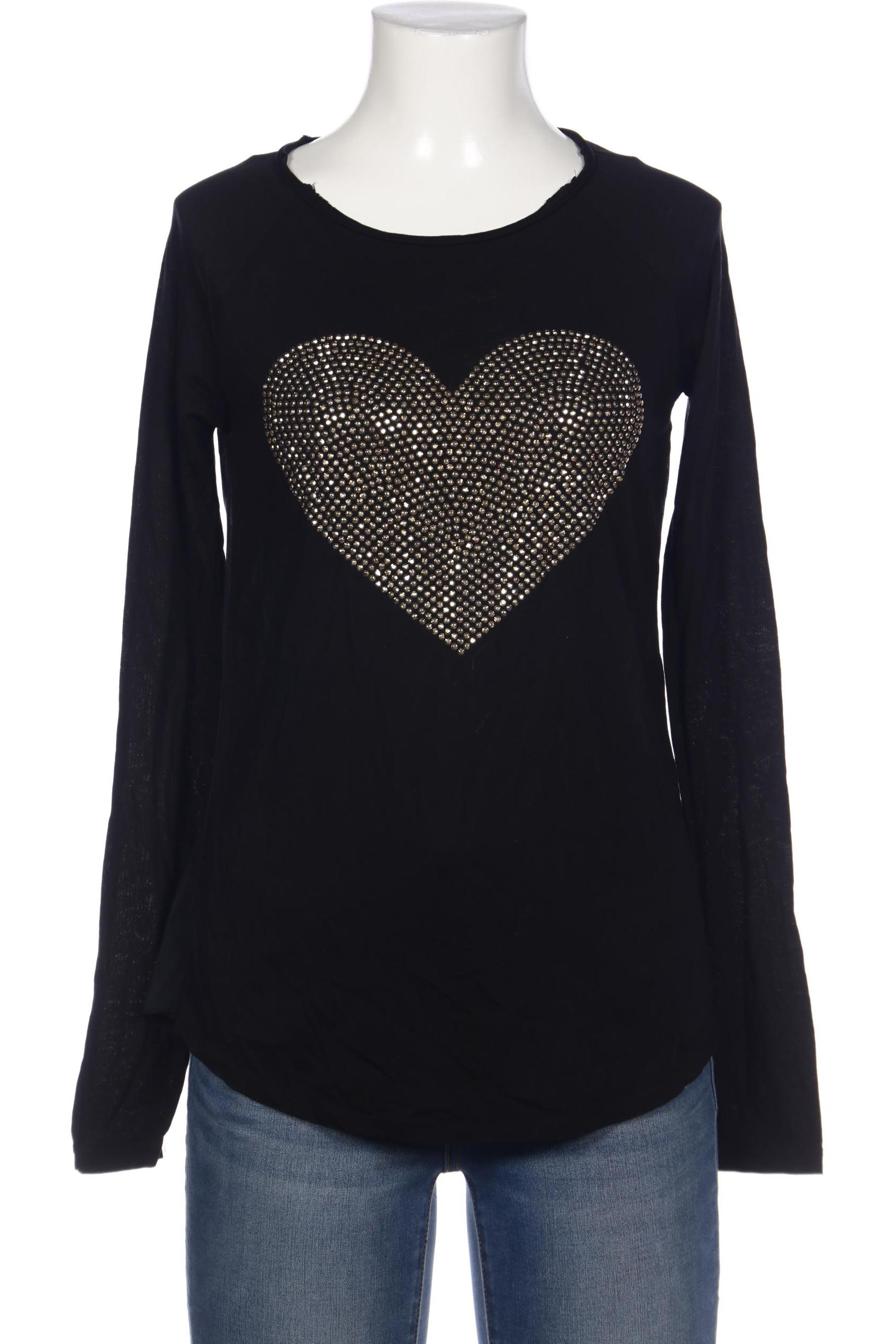 

Hallhuber Damen Langarmshirt, schwarz, Gr. 34