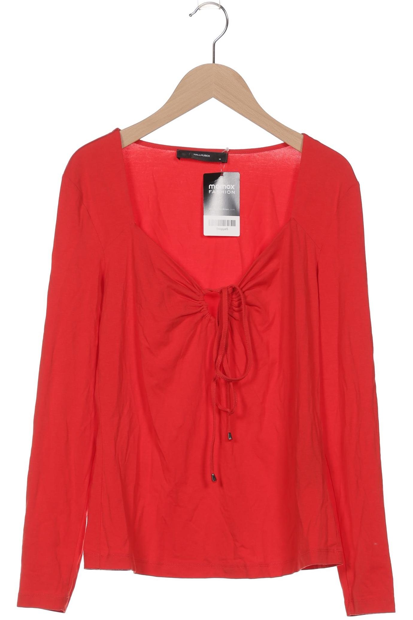 

Hallhuber Damen Langarmshirt, rot, Gr. 38