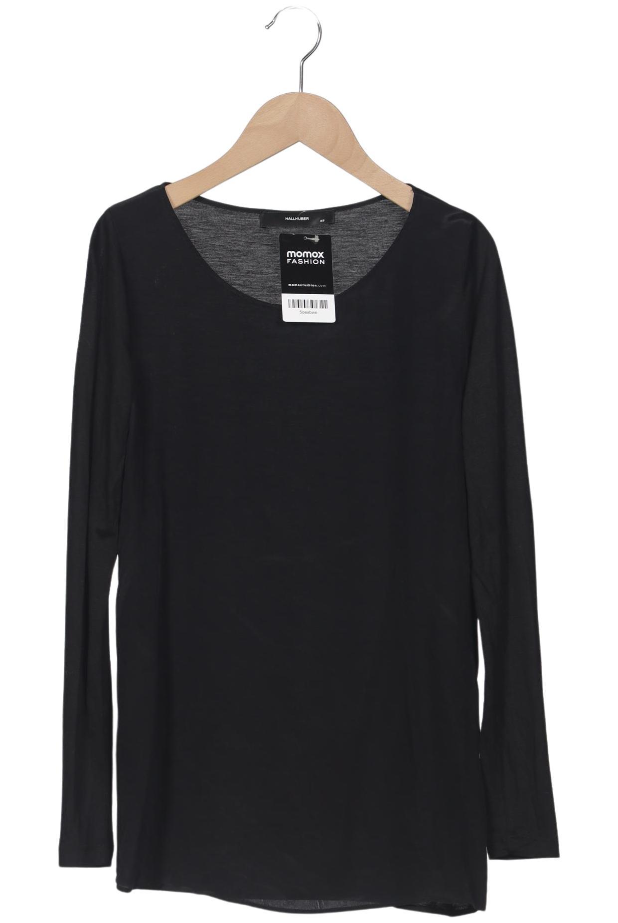 

Hallhuber Damen Langarmshirt, schwarz, Gr. 34