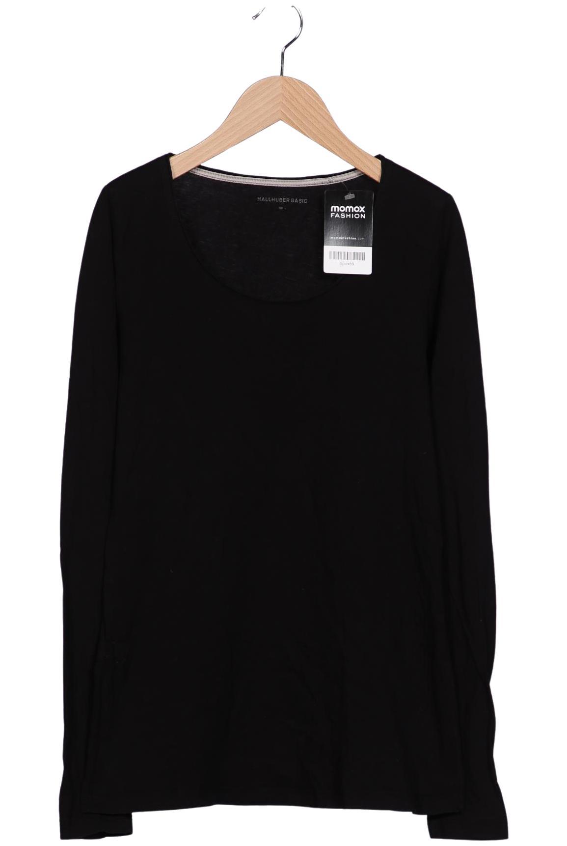 

Hallhuber Damen Langarmshirt, schwarz, Gr. 42