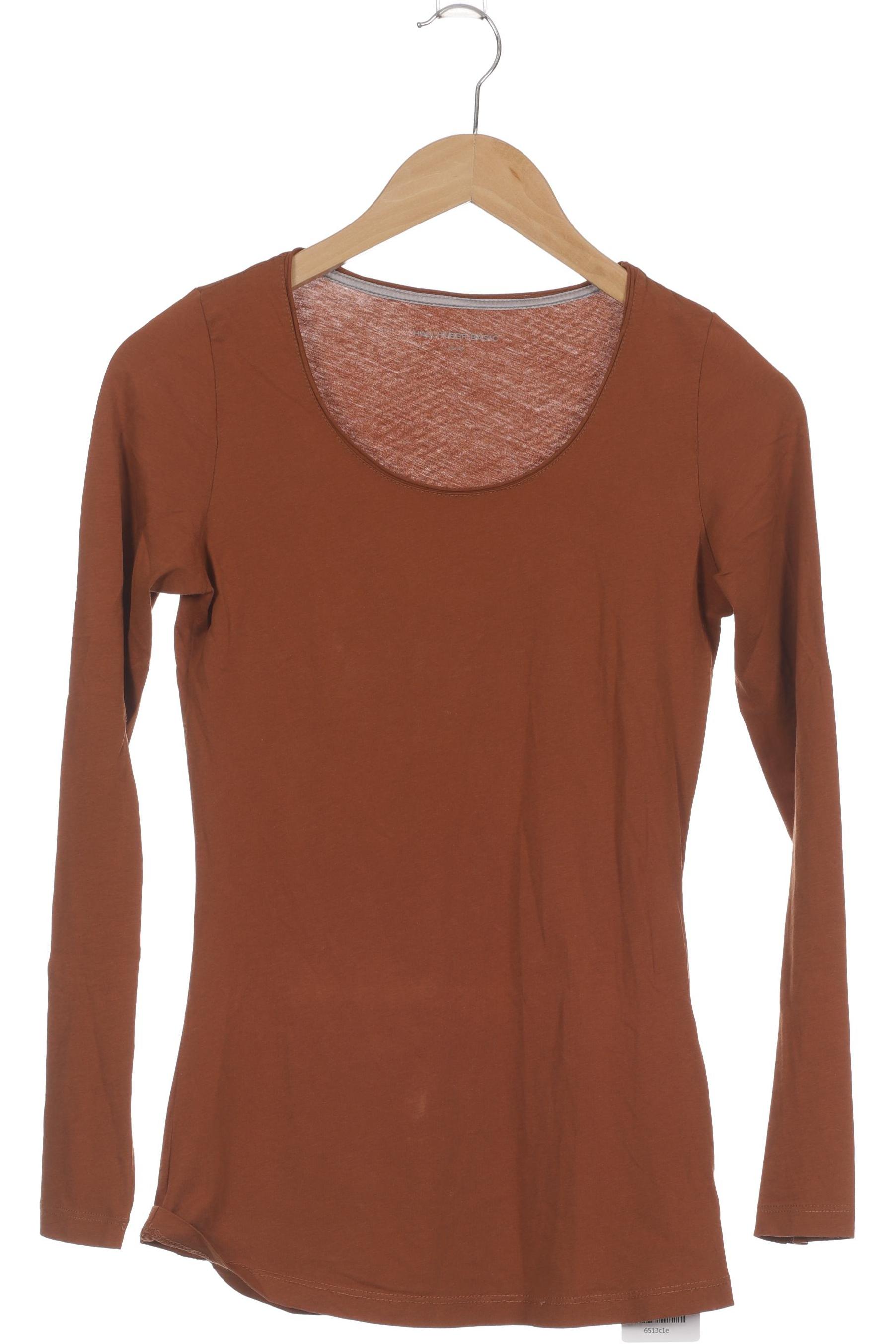 

Hallhuber Damen Langarmshirt, braun, Gr.