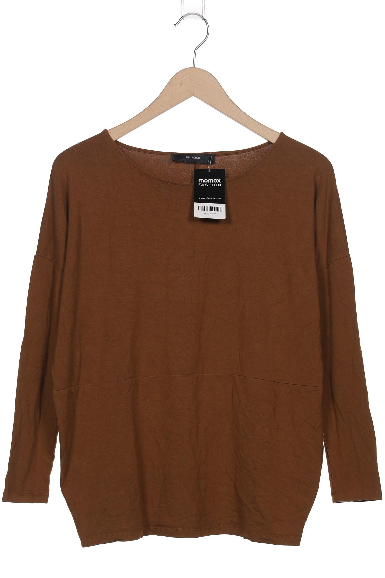 

Hallhuber Damen Langarmshirt, braun, Gr. 36