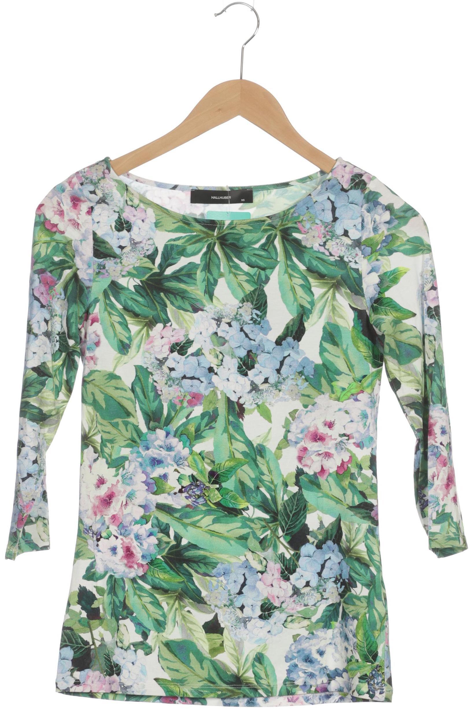 

Hallhuber Damen Langarmshirt, grün, Gr.